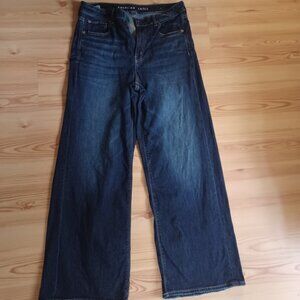 American Eagle Super High Rise Baggy Wide Leg Jeans